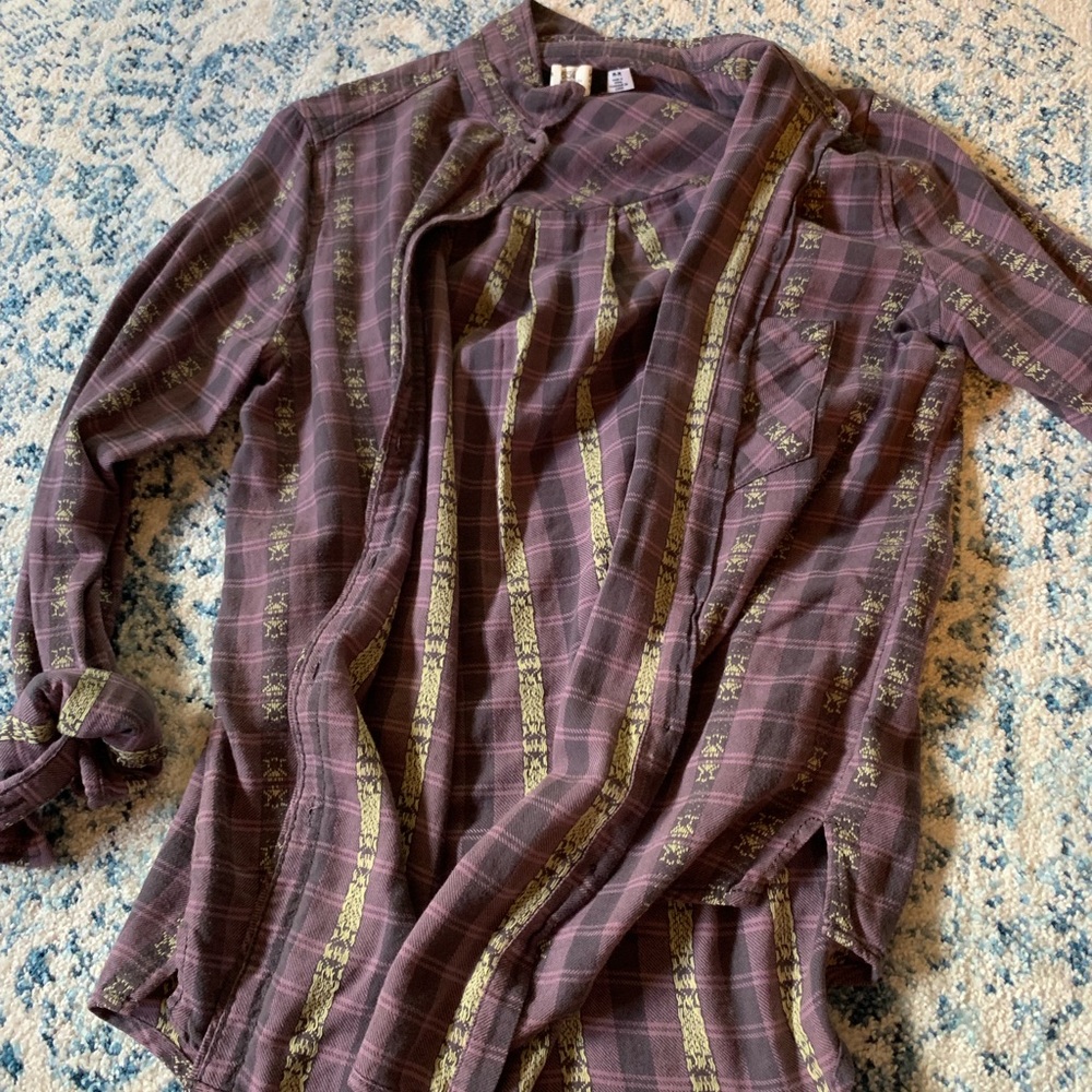 Urban outfitters purple flannel